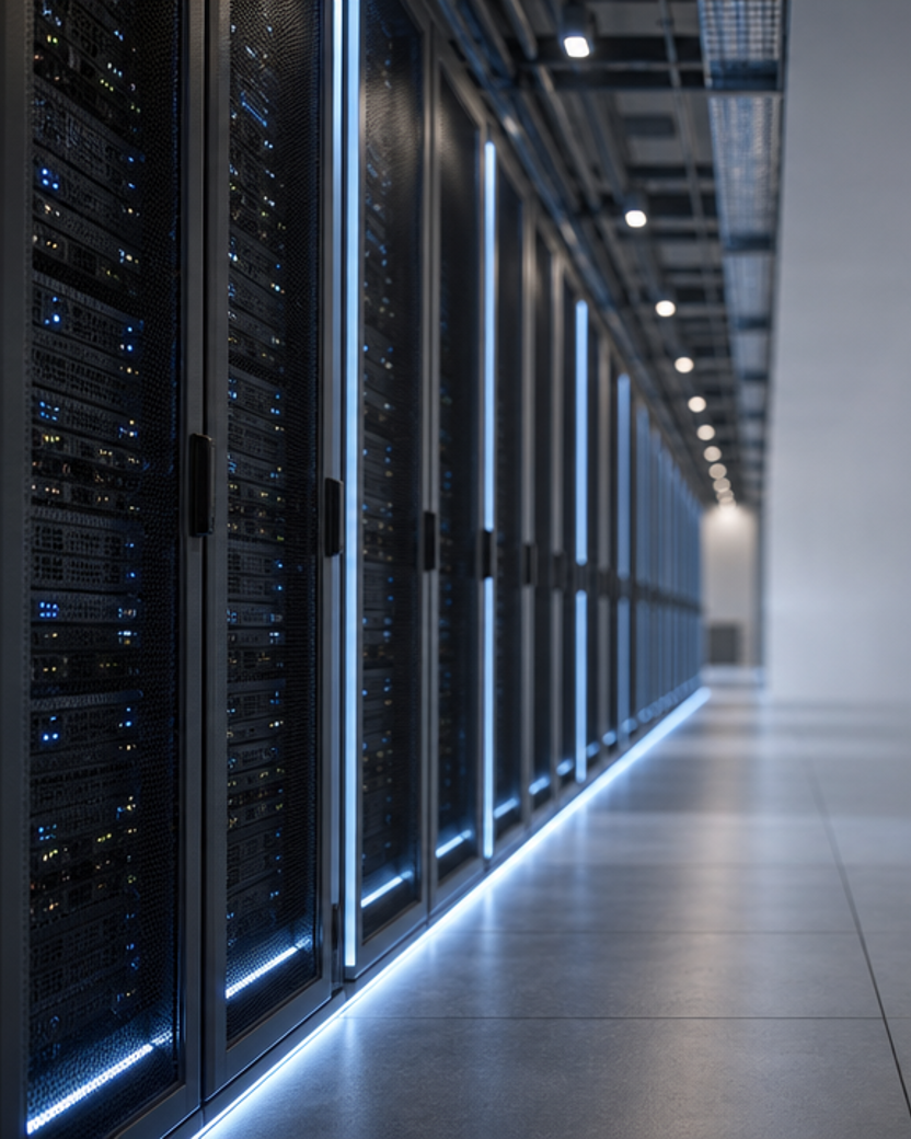 Data center blue light